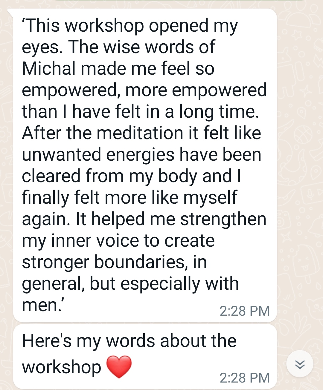 Student testimonial 2