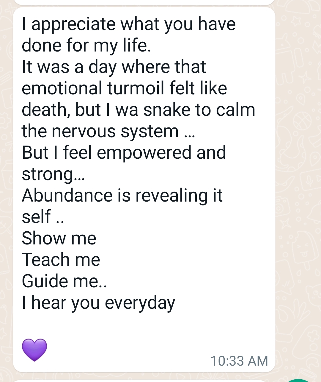 Student testimonial 1